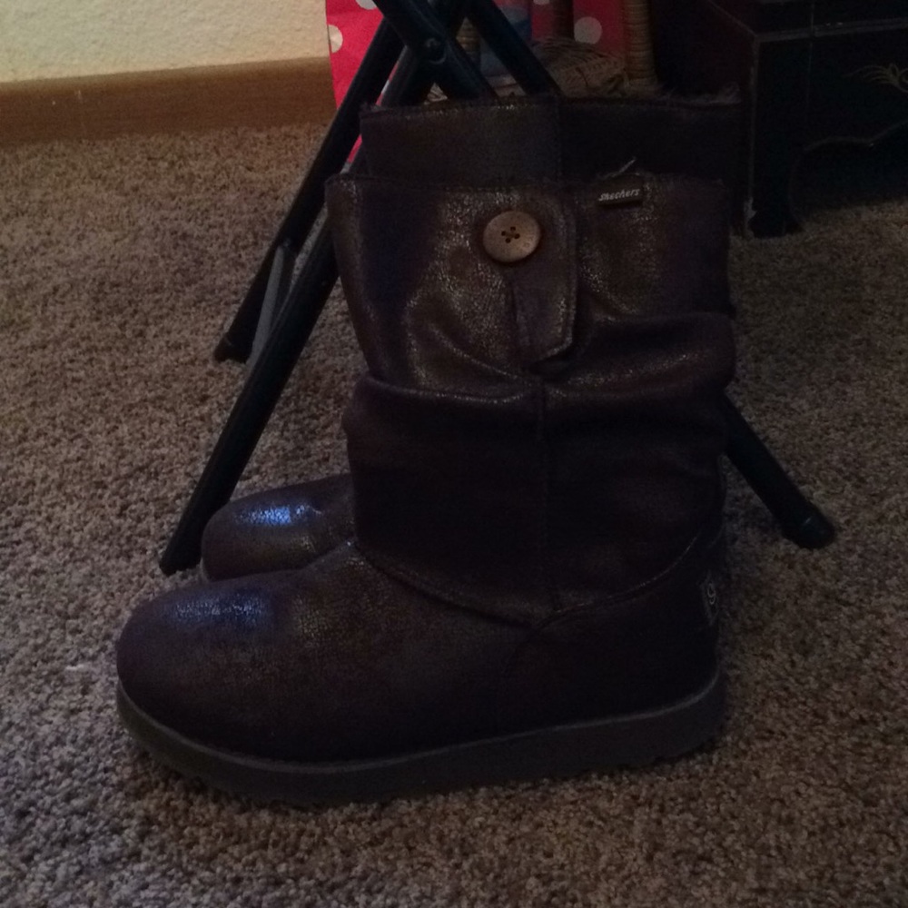 Skechers Australia Boots-Dark brown